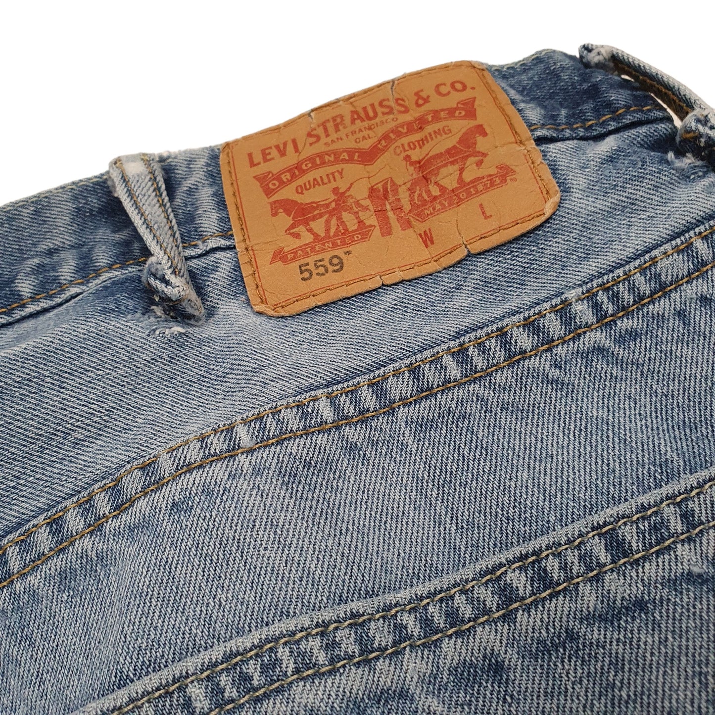 Levis 559 Relaxed Fit Jeans W44 L31 Blue