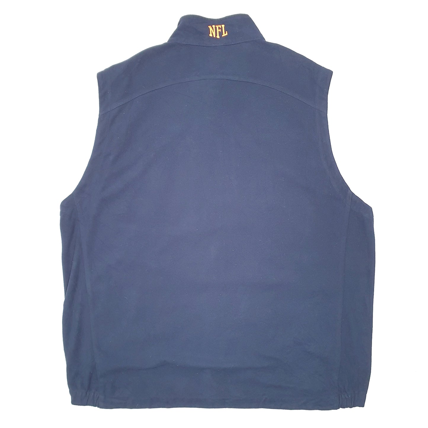 Mens Navy NFL Shield Gear Chicago Bears American Football Gilet Jumper