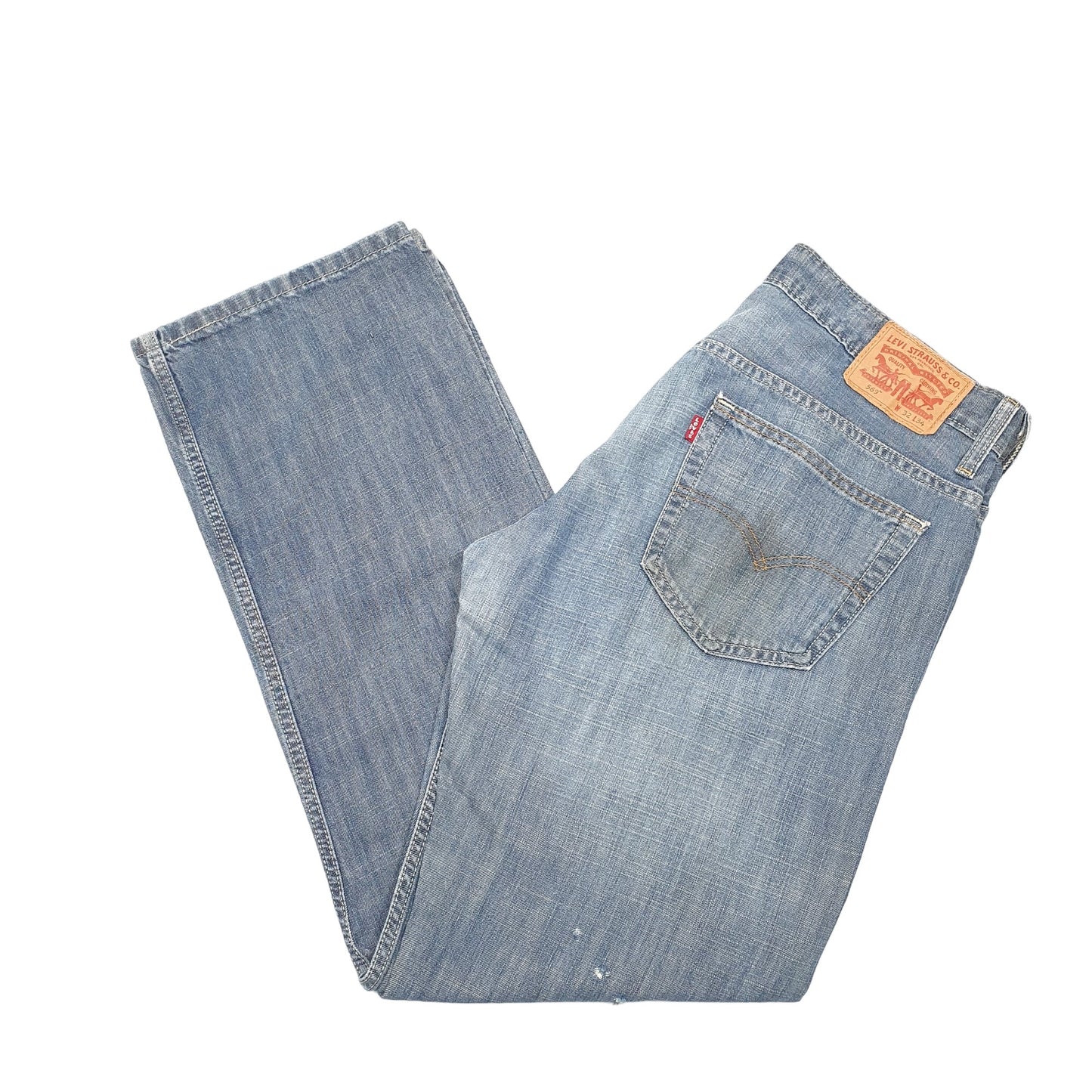 Mens Blue Levis  569 JeansW34 L34