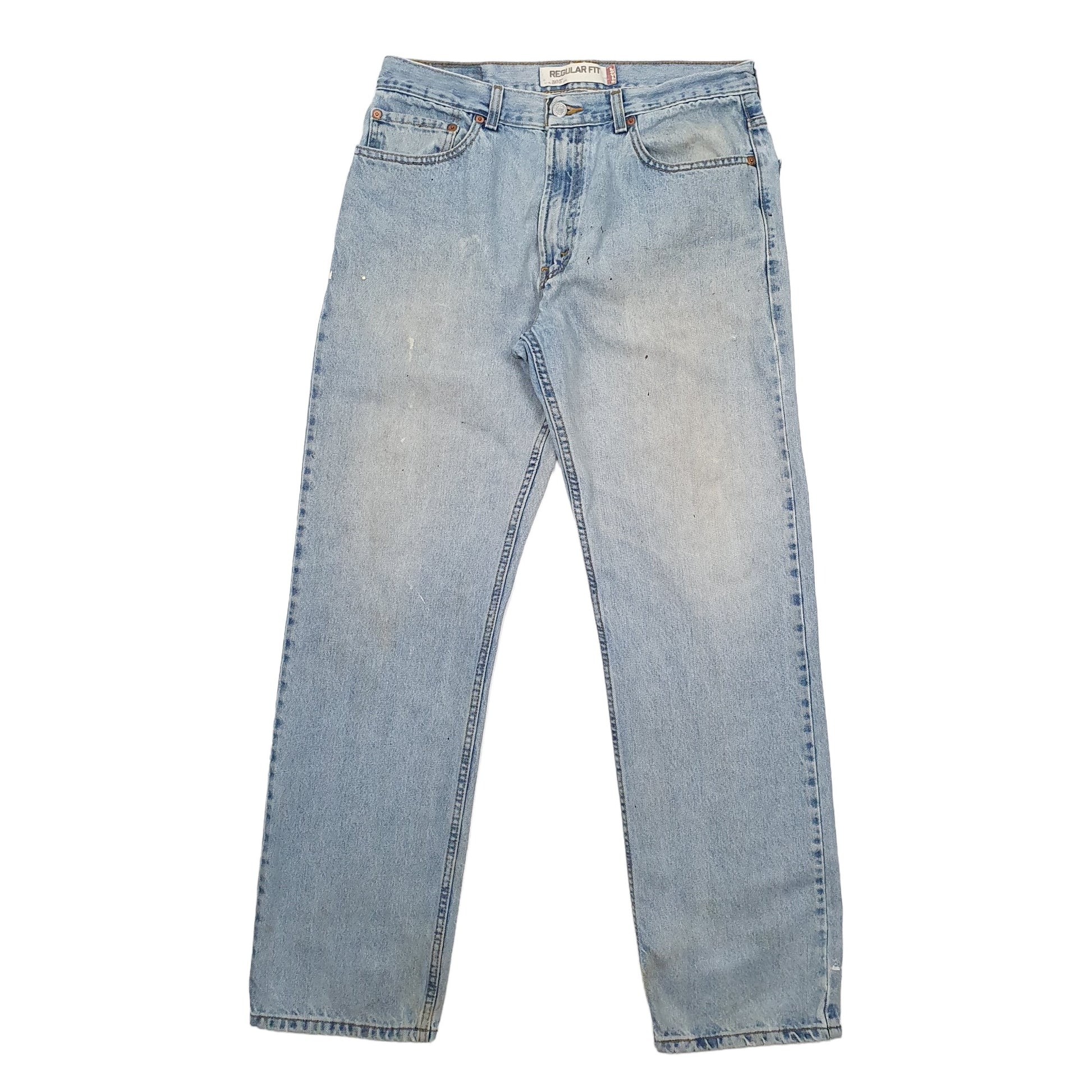 Levis 505 Regular Fit Jeans W34 L32 Blue