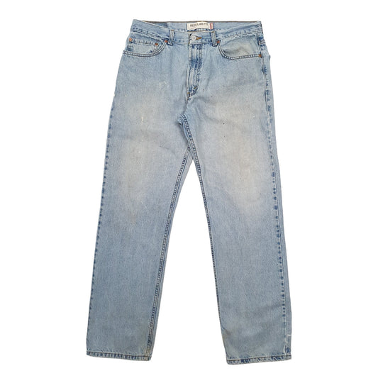 Levis 505 Regular Fit Jeans W34 L32 Blue
