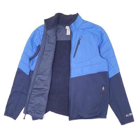 Mens Blue Champion Softshell Puffer Jacket Coat