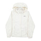 Womens Cream The North Face Resolve Hyvent Rain Coat Coat