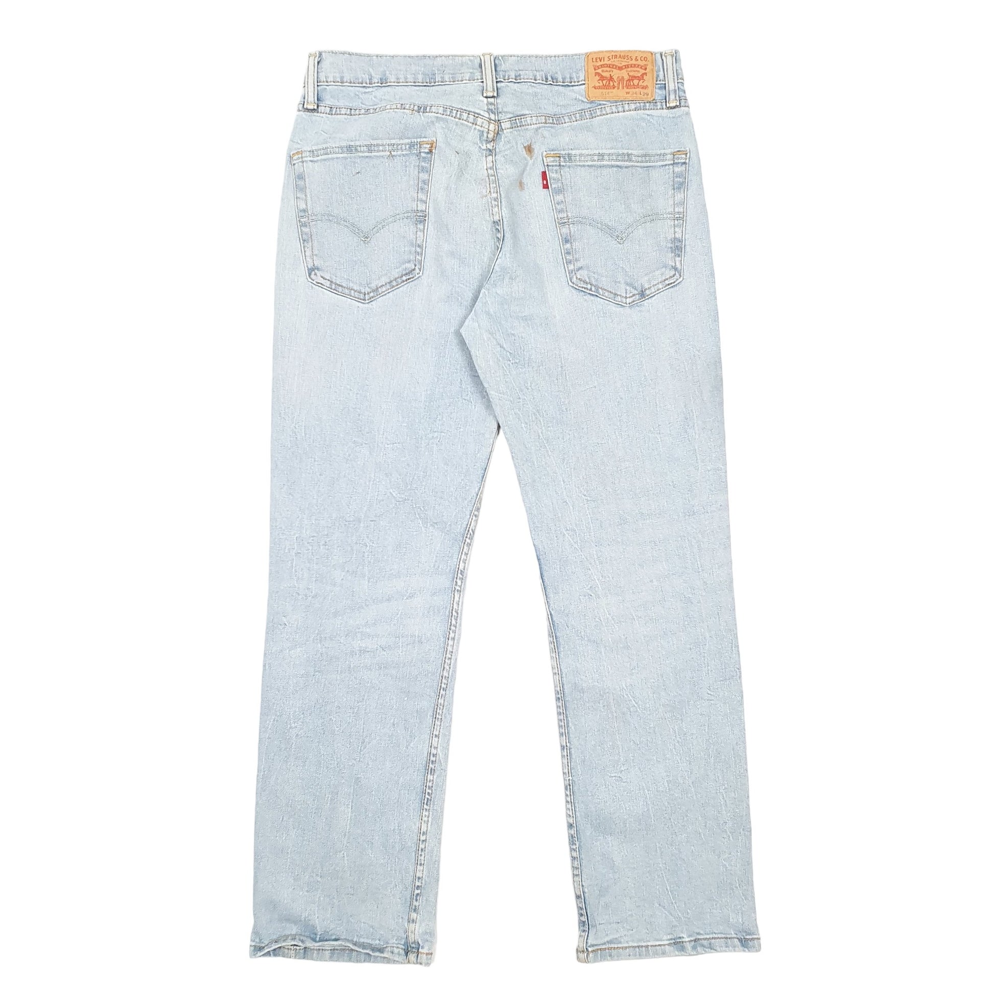 Mens Blue Levis Stretch 514 JeansW34 L29