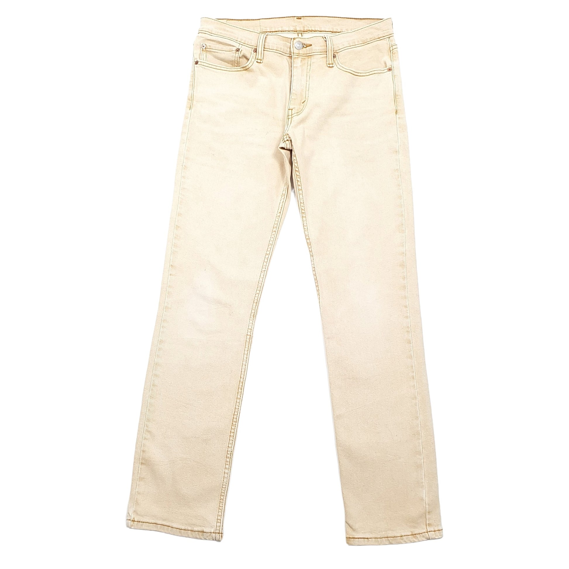 Levis 511 Slim Fit Jeans W32 L32 Beige