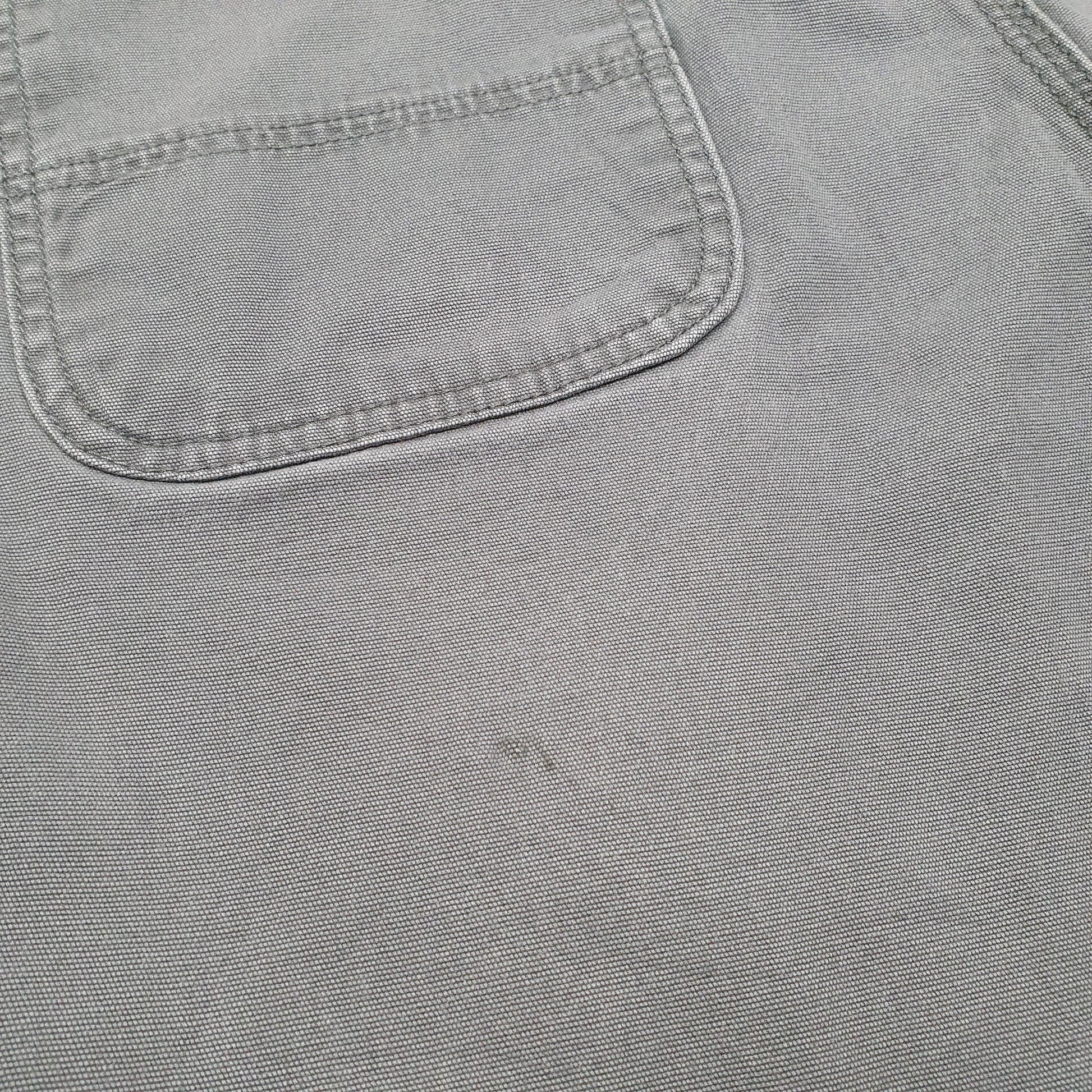 Mens Grey Carhartt Relaxed Fit Work Wear Carpenter Shorts