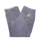 Mens Blue Carhartt Lined Thermal Carpenter Trousers