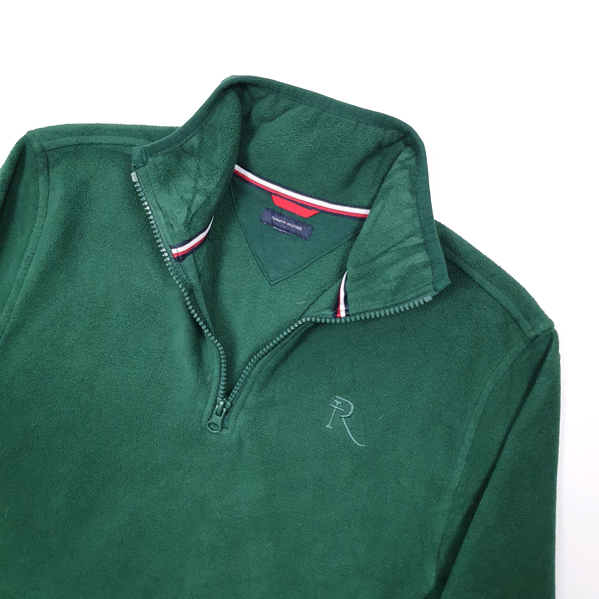 Tommy Hilfiger Quarter Zip Fleece S Green