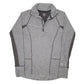 Womens Grey Champion Active Gym Running Quarter Zip Jumper