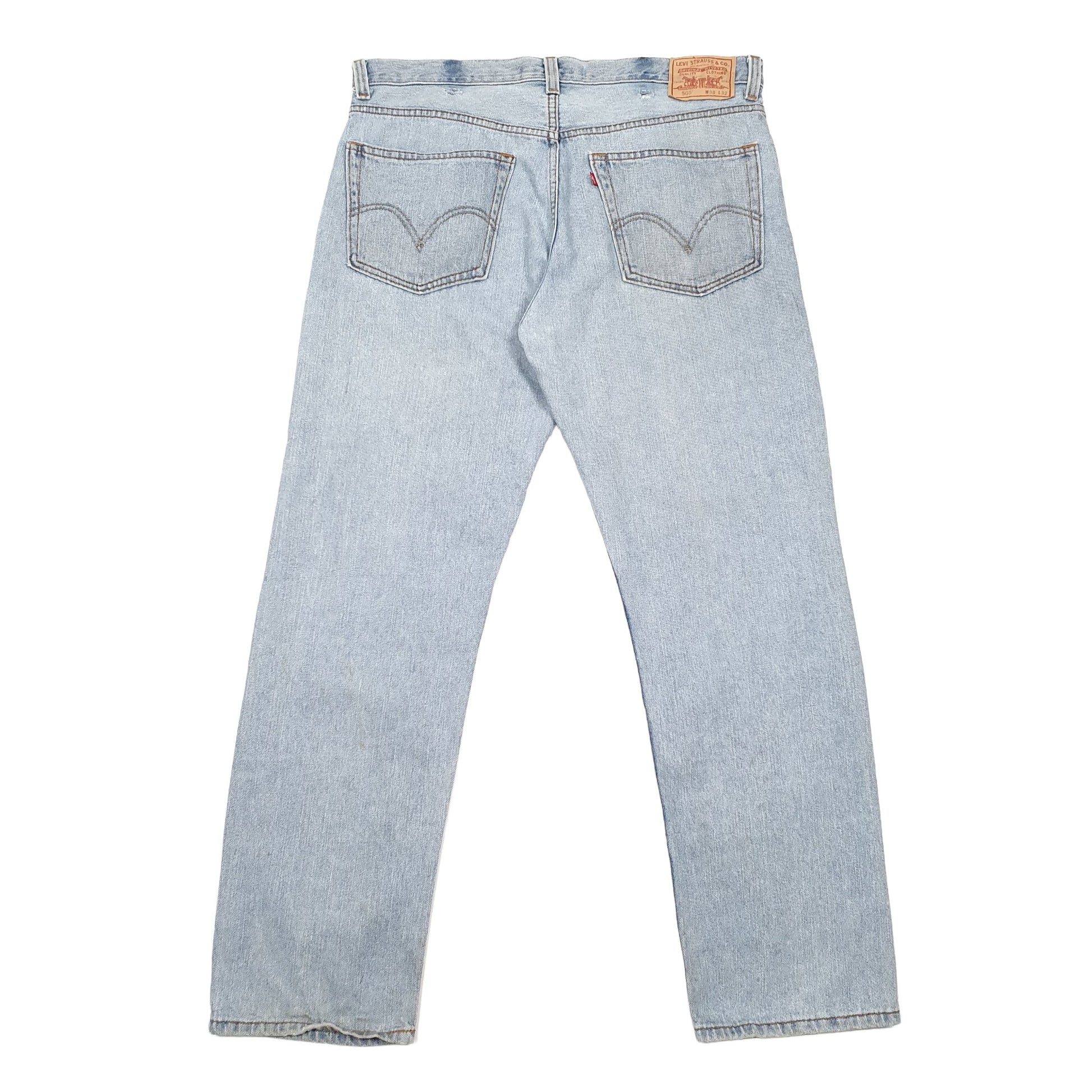Levis 505 Regular Fit Jeans W38 L33 Blue