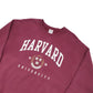 Gildan Vintage College Harvard USA Ivy League Crewneck M Burgundy