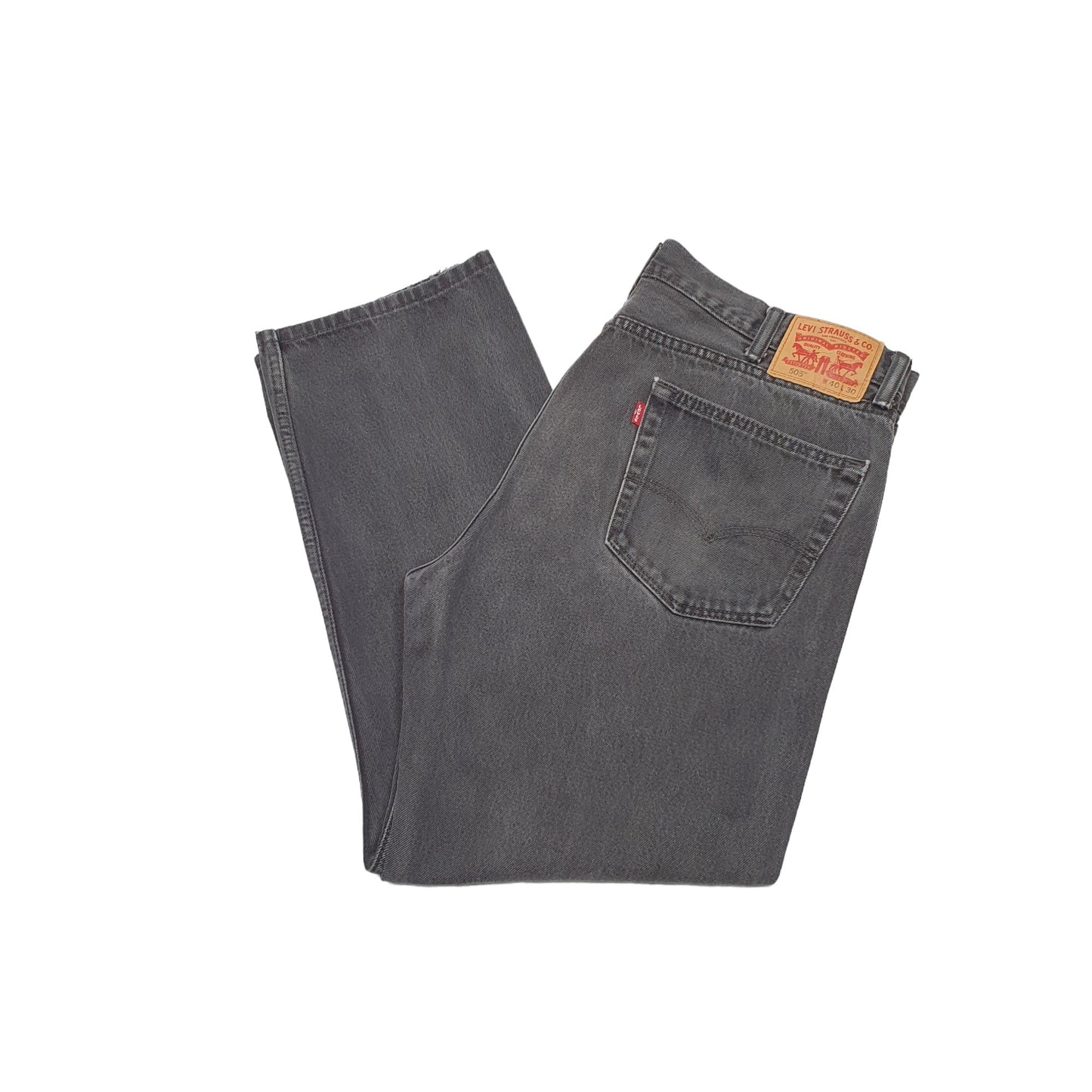 Levis 505 Regular Fit Jeans W40 L29 Black