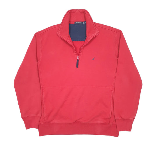 Nautica Quarter Zip M Red