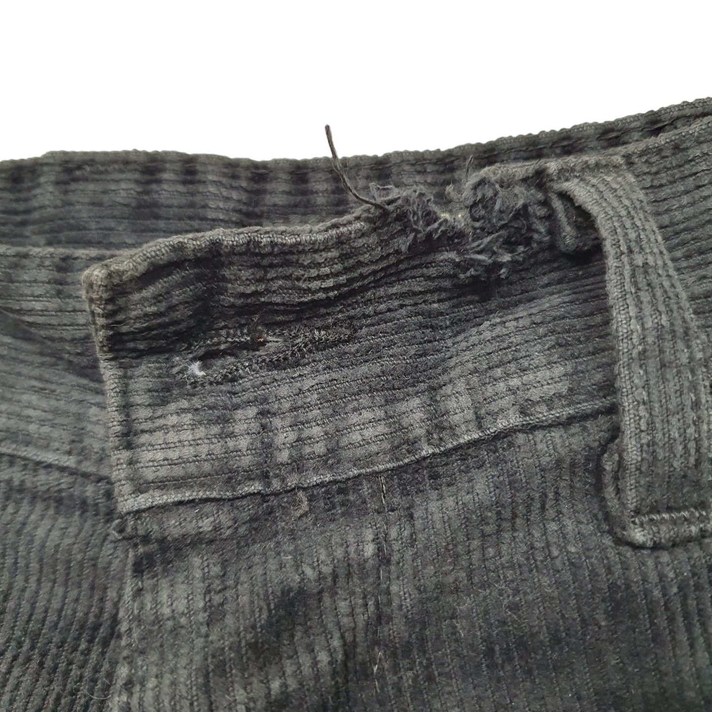 Mens Black Lee Leesures Corduroy Trousers