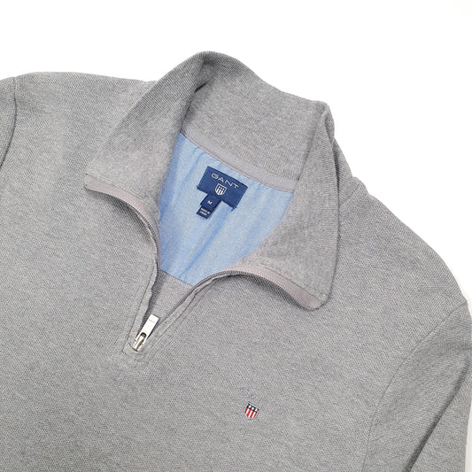 GANT Quarter Zip M Grey