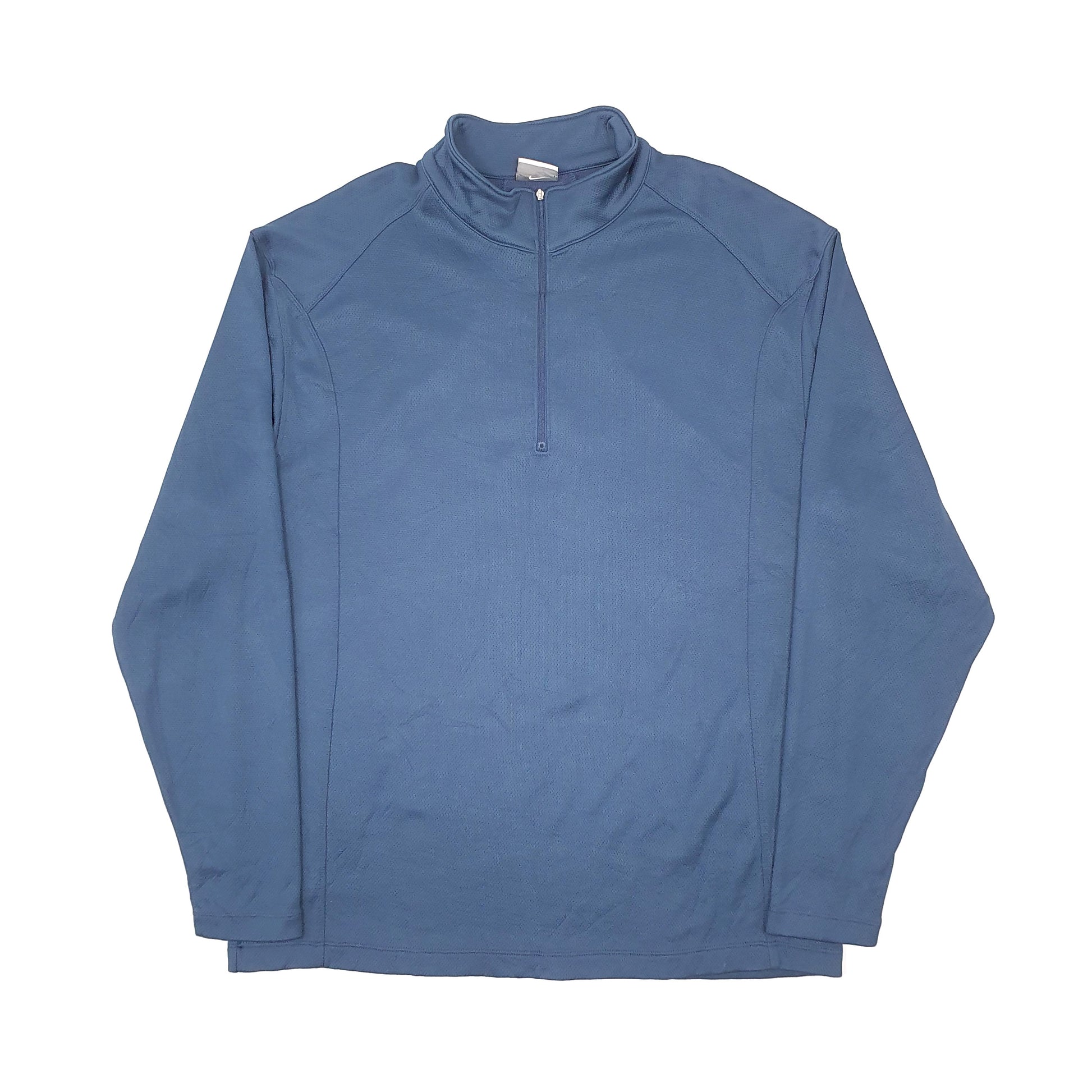 Mens Blue Nike Golf Quarter Zip Jumper