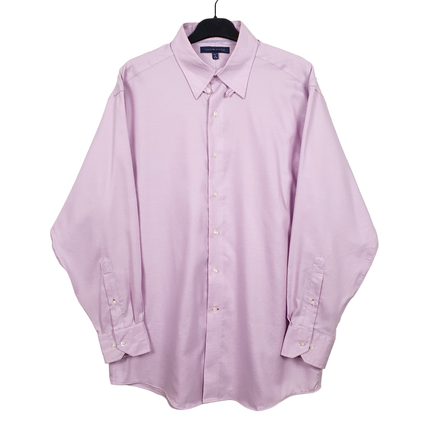 Mens Purple Tommy Hilfiger  Long Sleeve Shirt