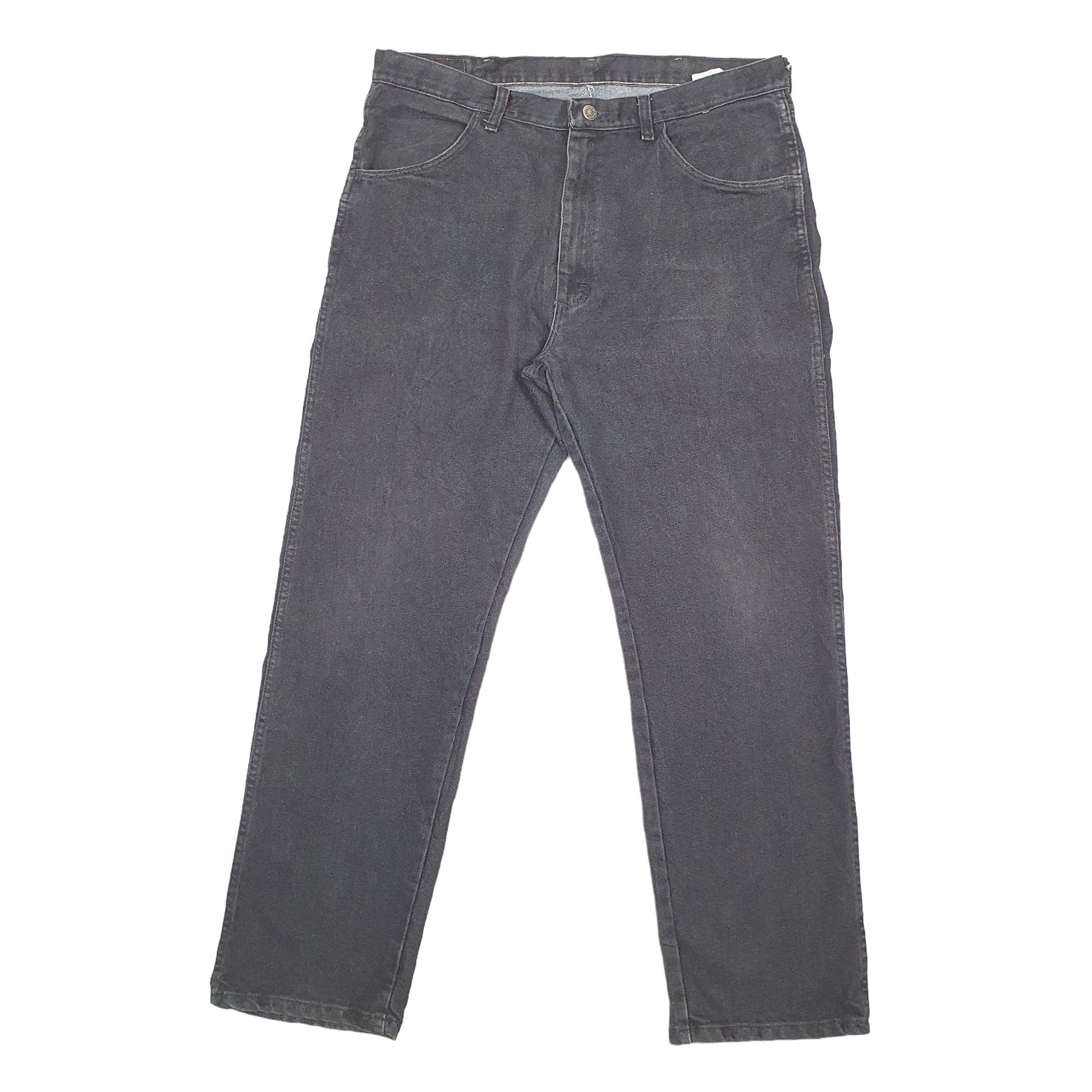 Wrangler Regular Straight Fit Jeans W36 L30 Black
