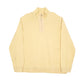 Mens Yellow Eddie Bauer  Quarter Zip Jumper