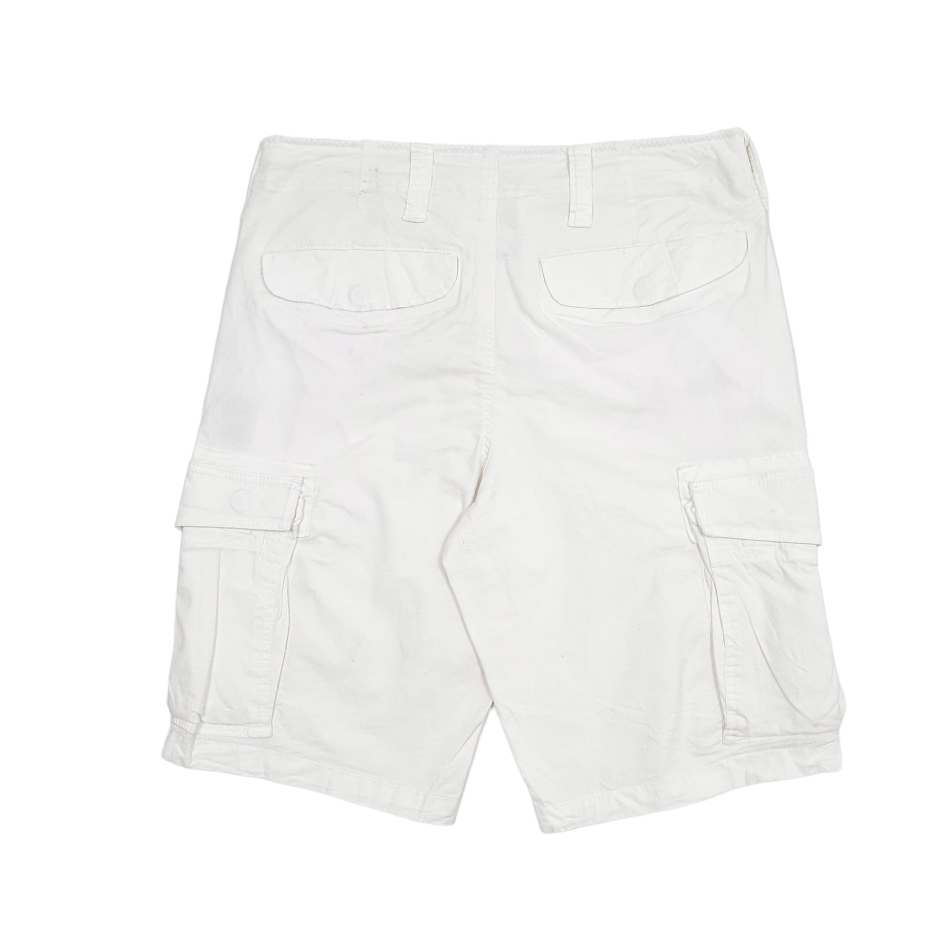 Mens White Red Camel  Cargo Shorts