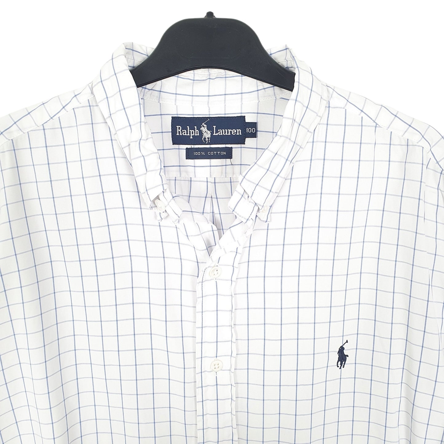 Ralph Lauren Short Sleeve Regular Fit Check Shirt White