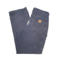 Mens Black Carhartt  Carpenter Trousers