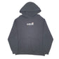 Mens Black Levis Spellout Hoodie Jumper