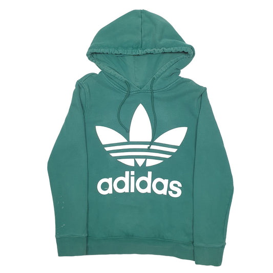 Womens Green Adidas  Hoodie Jumper