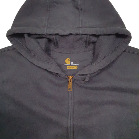 Mens Black Carhartt Rain Defender Full Zip Jumper