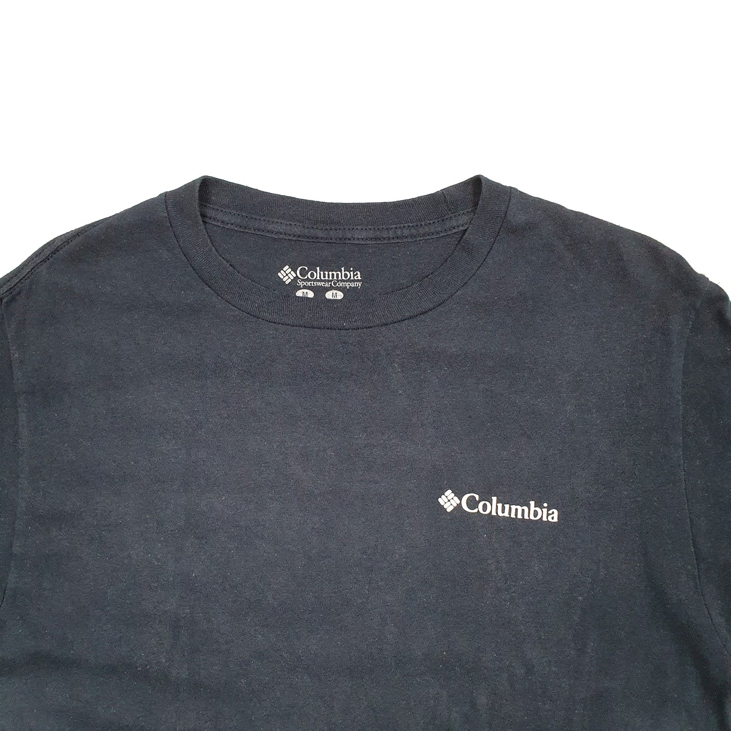 Mens Navy Columbia Sportswear  Short Sleeve T Shirt