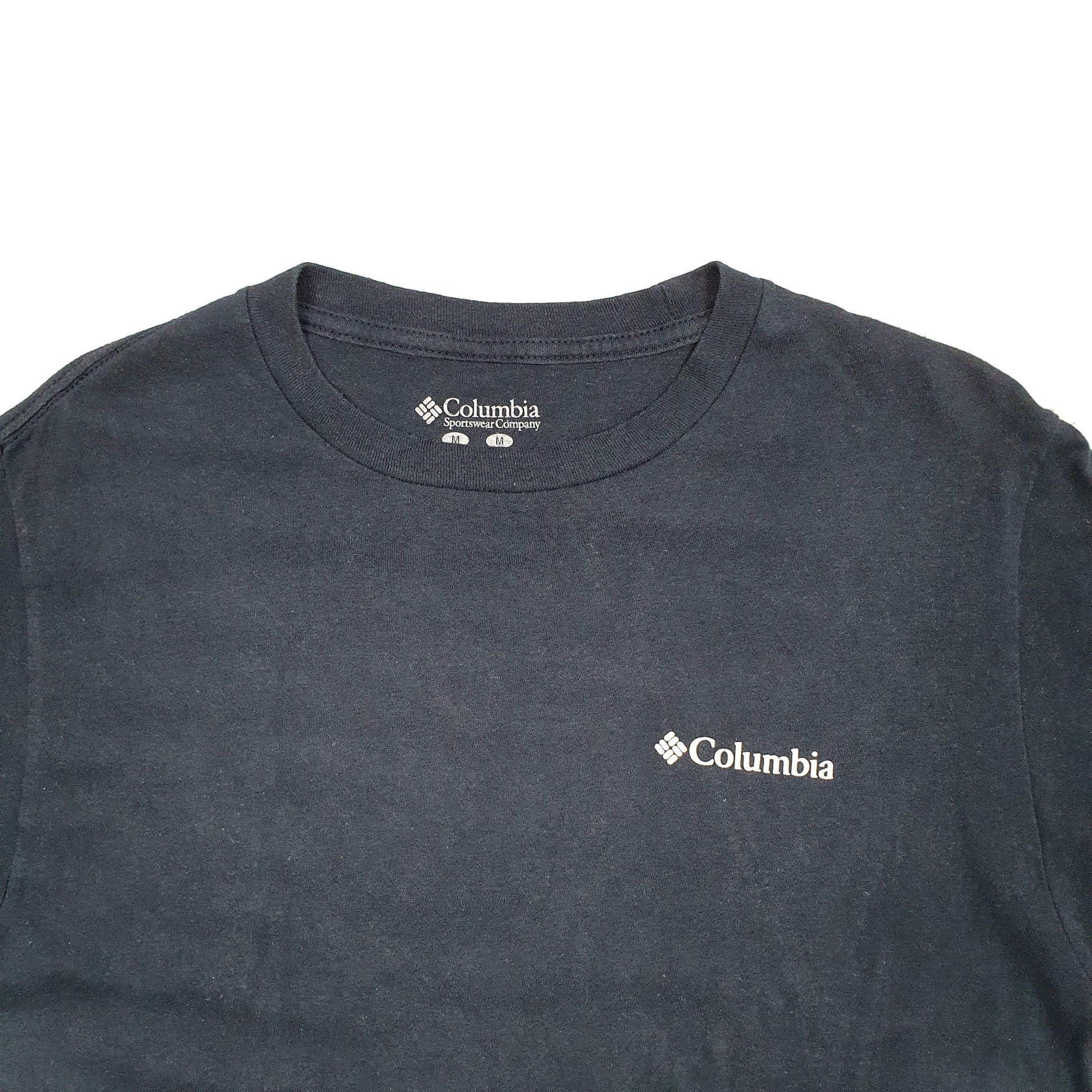 Mens Navy Columbia Sportswear  Short Sleeve T Shirt
