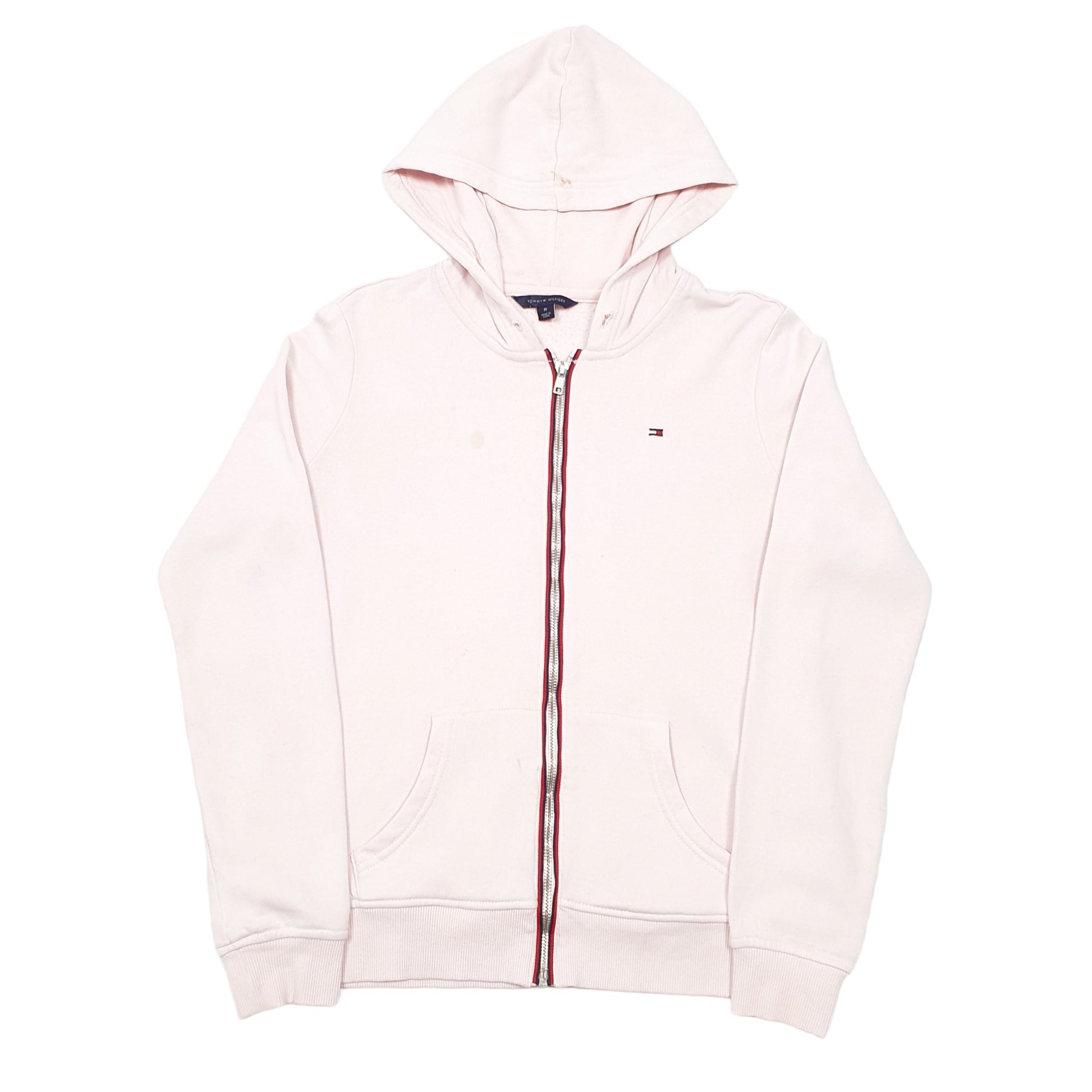 Womens Pink Tommy Hilfiger Hoodie Full Zip Jumper