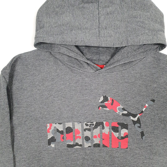 Mens Grey Puma  Hoodie Jumper