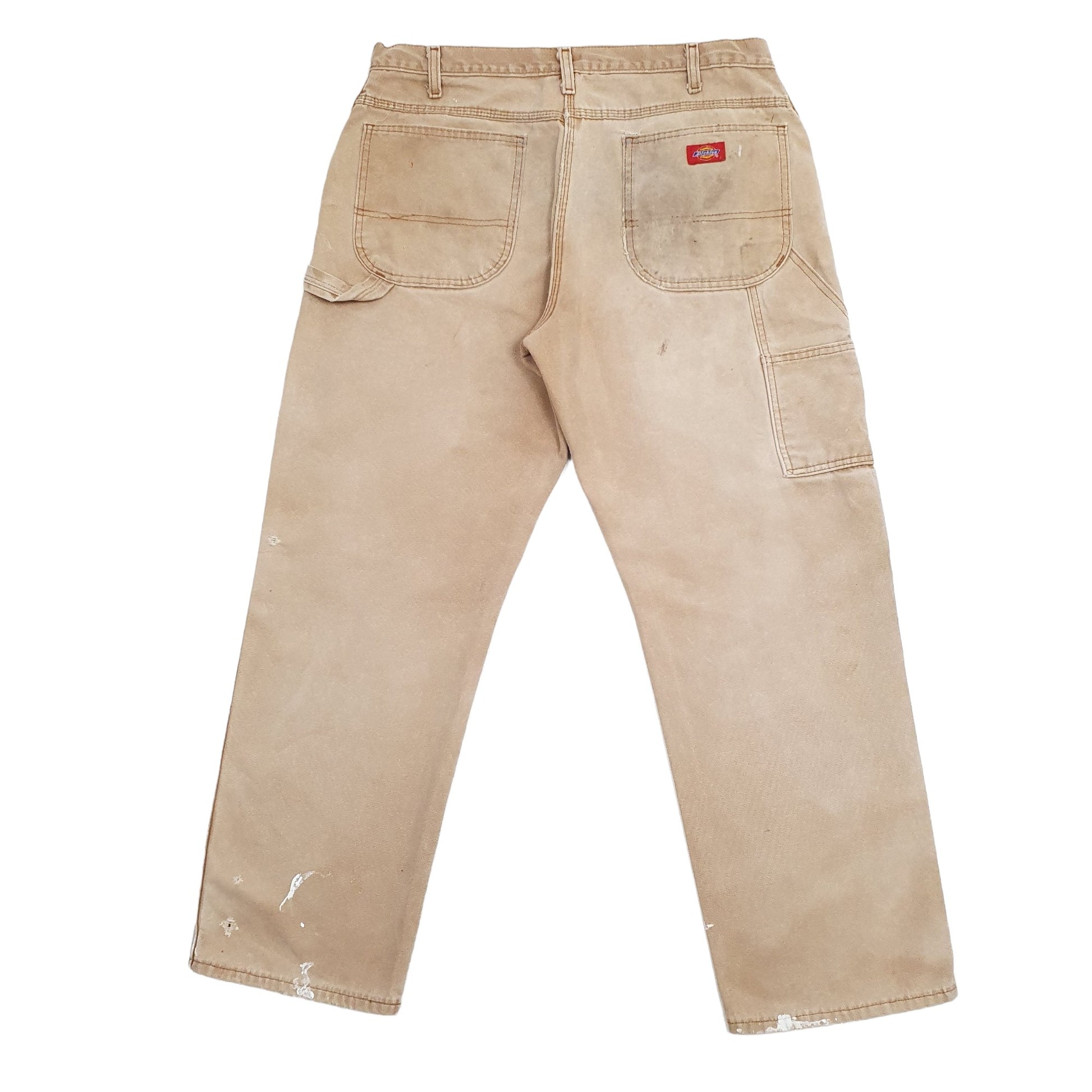 Mens Tan Dickies  Carpenter Trousers