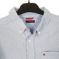 Mens Blue Tommy Hilfiger  Long Sleeve Shirt