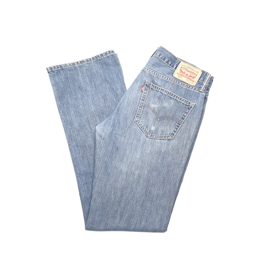 Levis 527 Bootcut Fit Jeans W34 L34 Blue