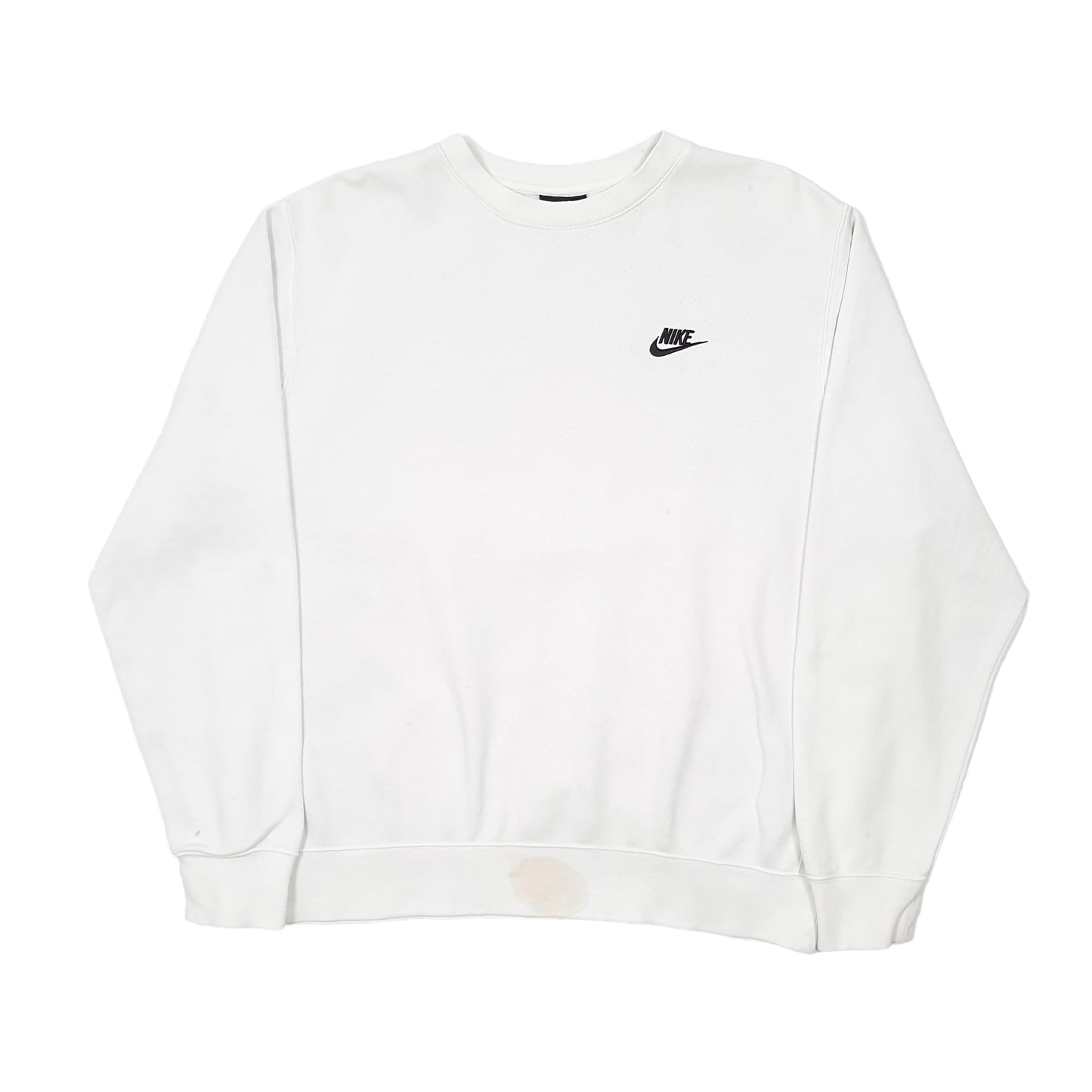 Mens White Nike  Crewneck Jumper