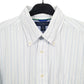 Tommy Hilfiger Long Sleeve Regular Fit Pinstripe Shirt Blue