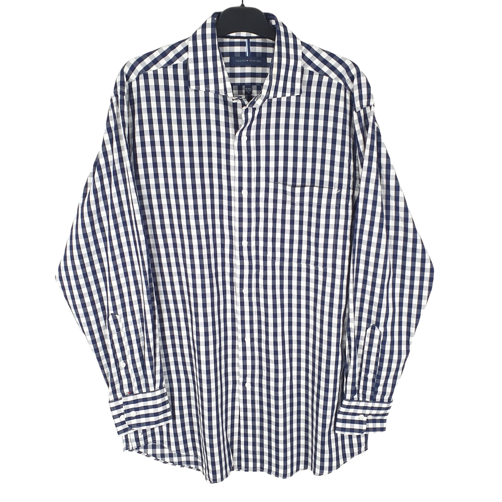 Tommy Hilfiger Long Sleeve Regular Fit Check Shirt White