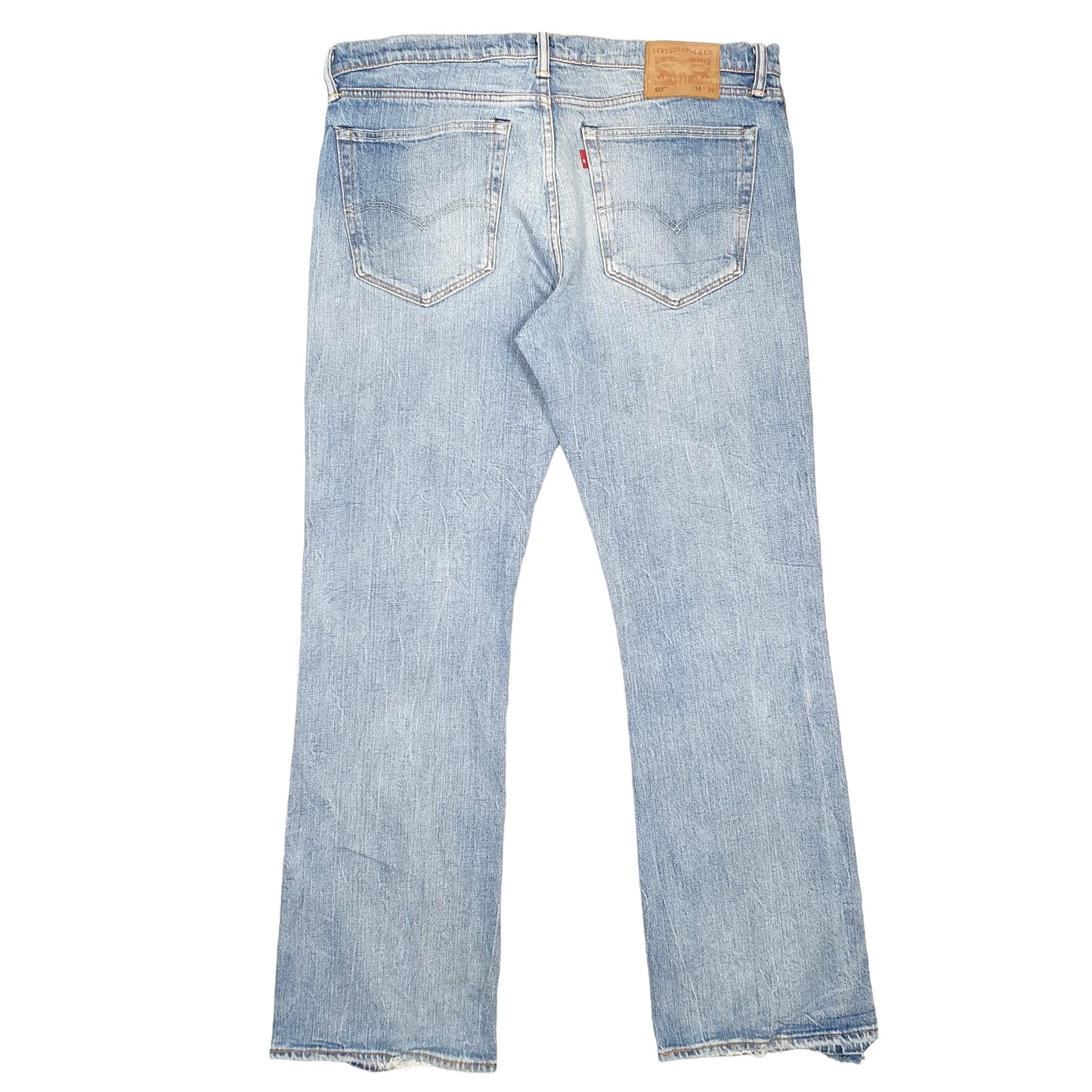 Mens Blue Levis White Oak Cone Denim 527 JeansW36 L30