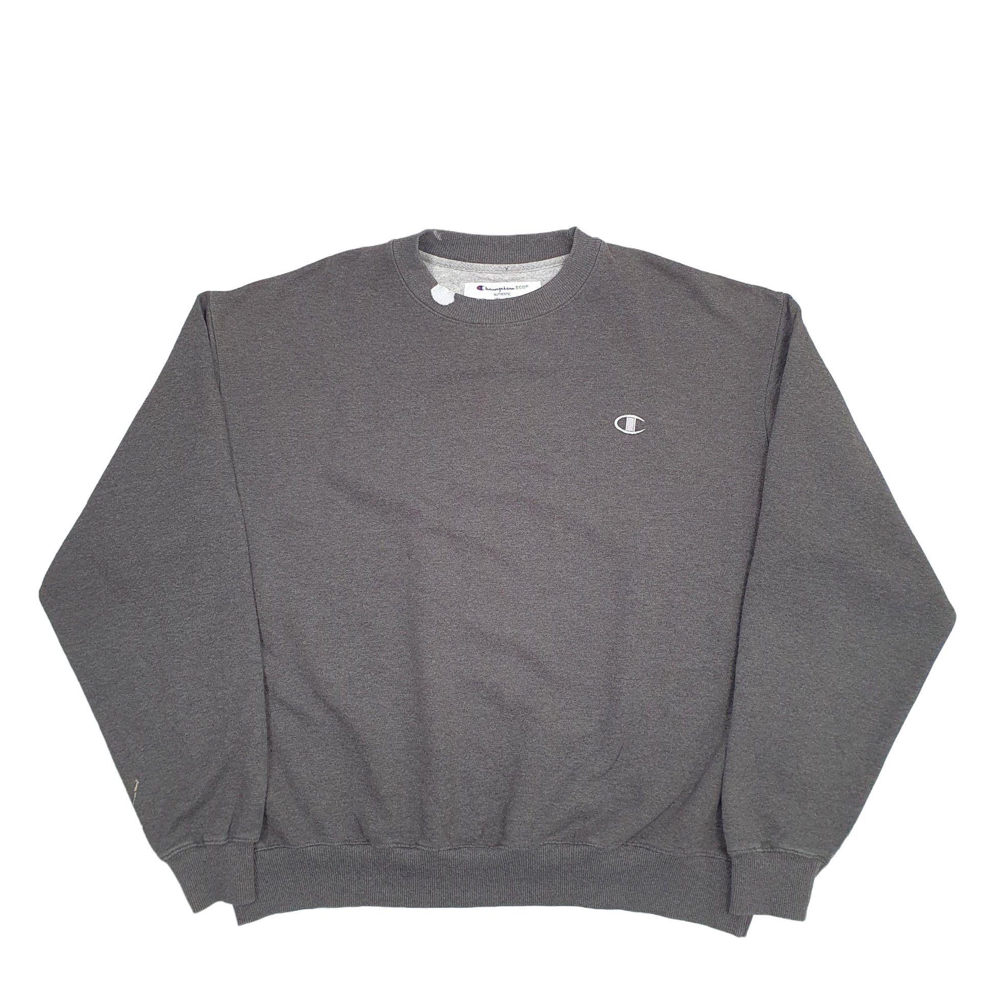 Mens Grey Champion  Crewneck Jumper