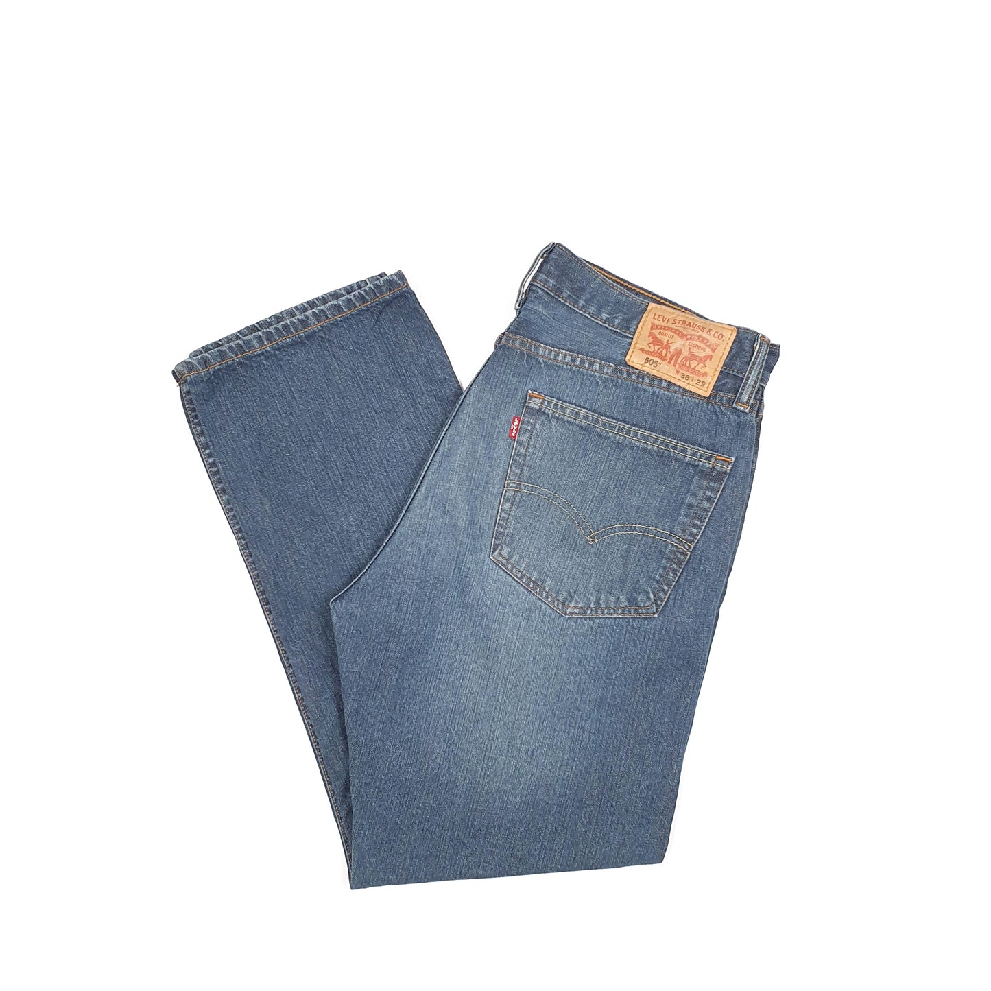 Levis 505 Regular Fit Jeans W36 L29 Blue