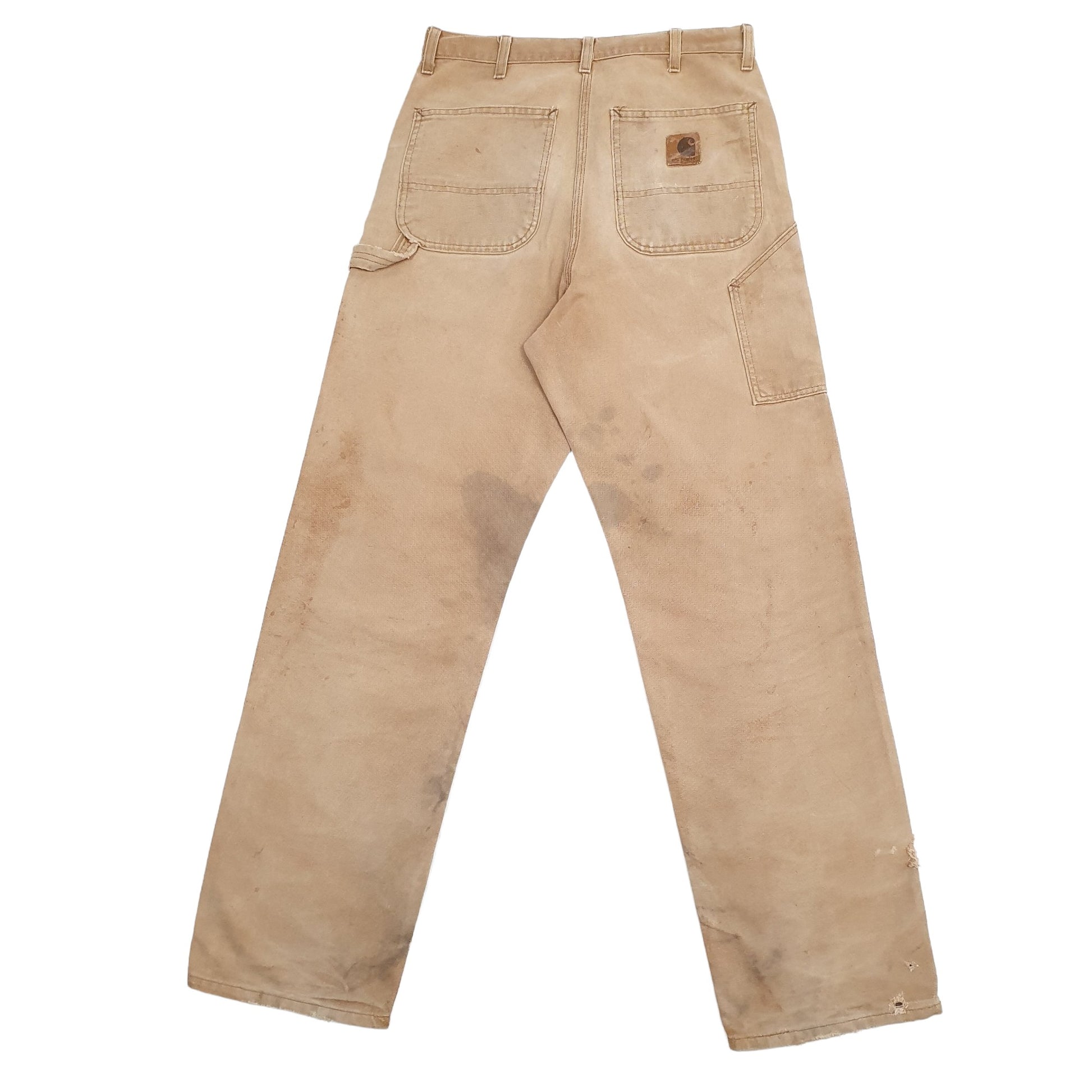 Mens Tan Carhartt  Carpenter Trousers