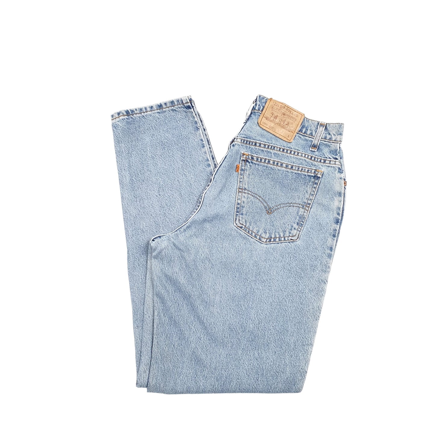 Levis Orange Tab Regular Fit Relaxed Tapered Vintage Jeans UK14 Blue