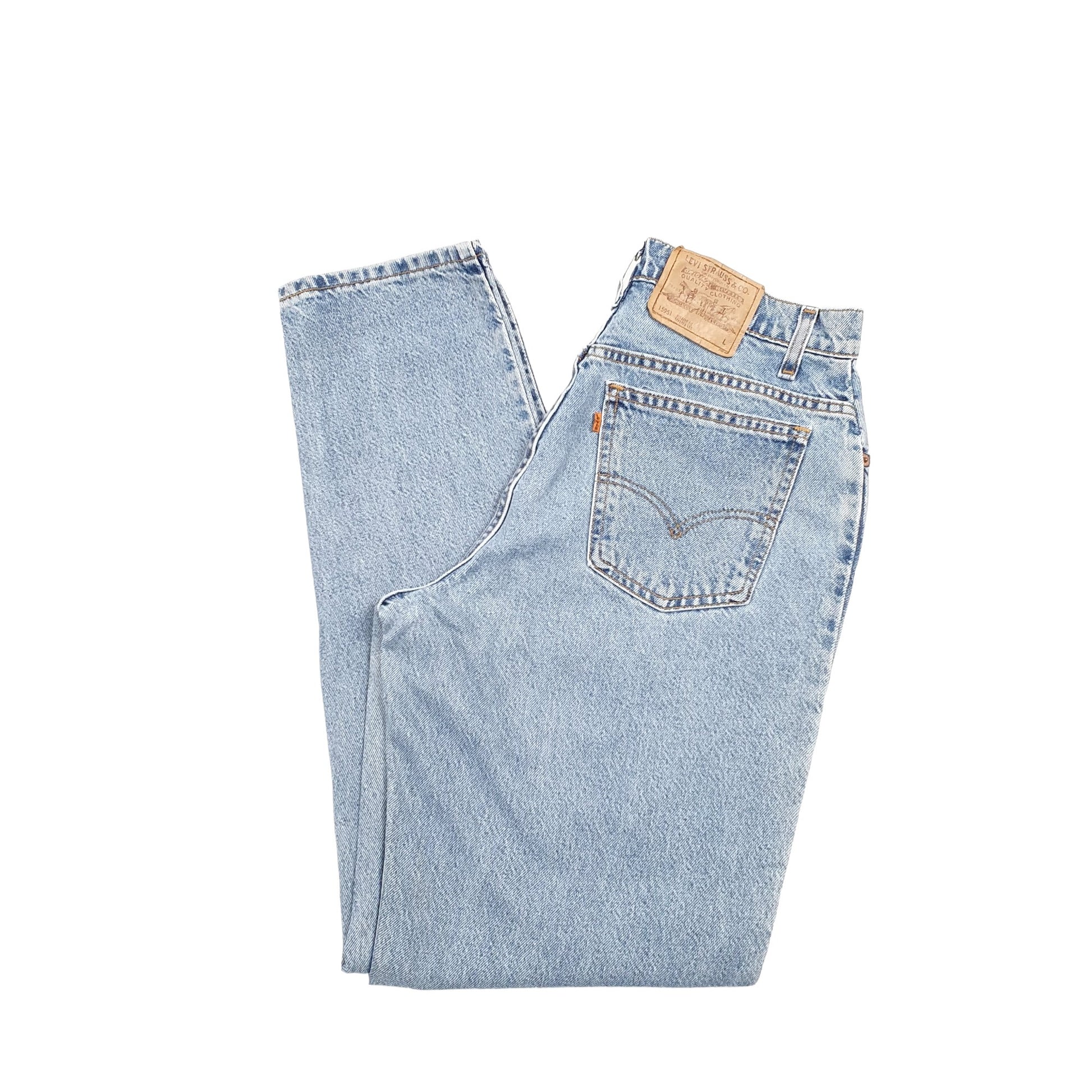 Levis Orange Tab Regular Fit Relaxed Tapered Vintage Jeans UK14 Blue