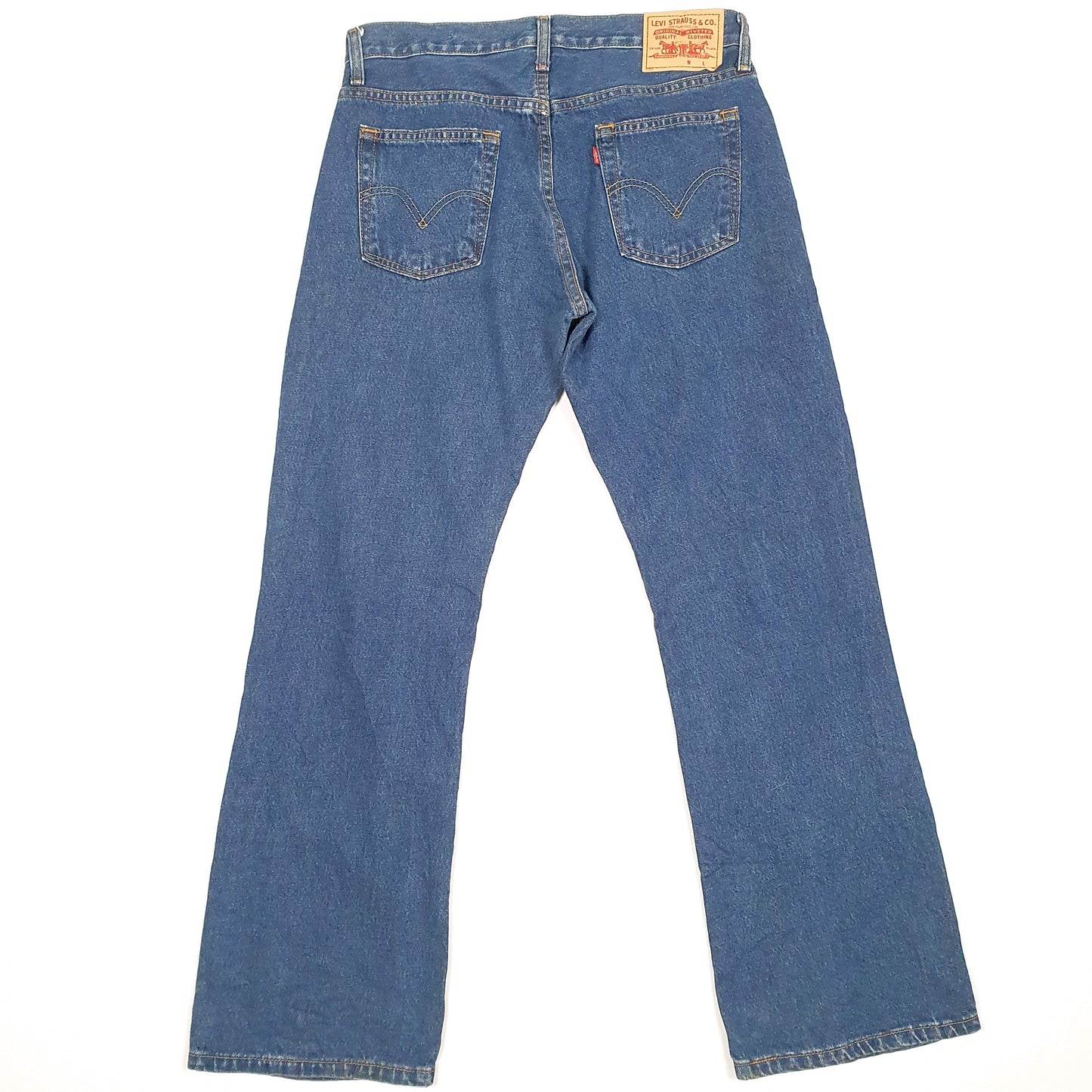 Levis 527 Bootcut Fit Jeans W32 L31 Blue