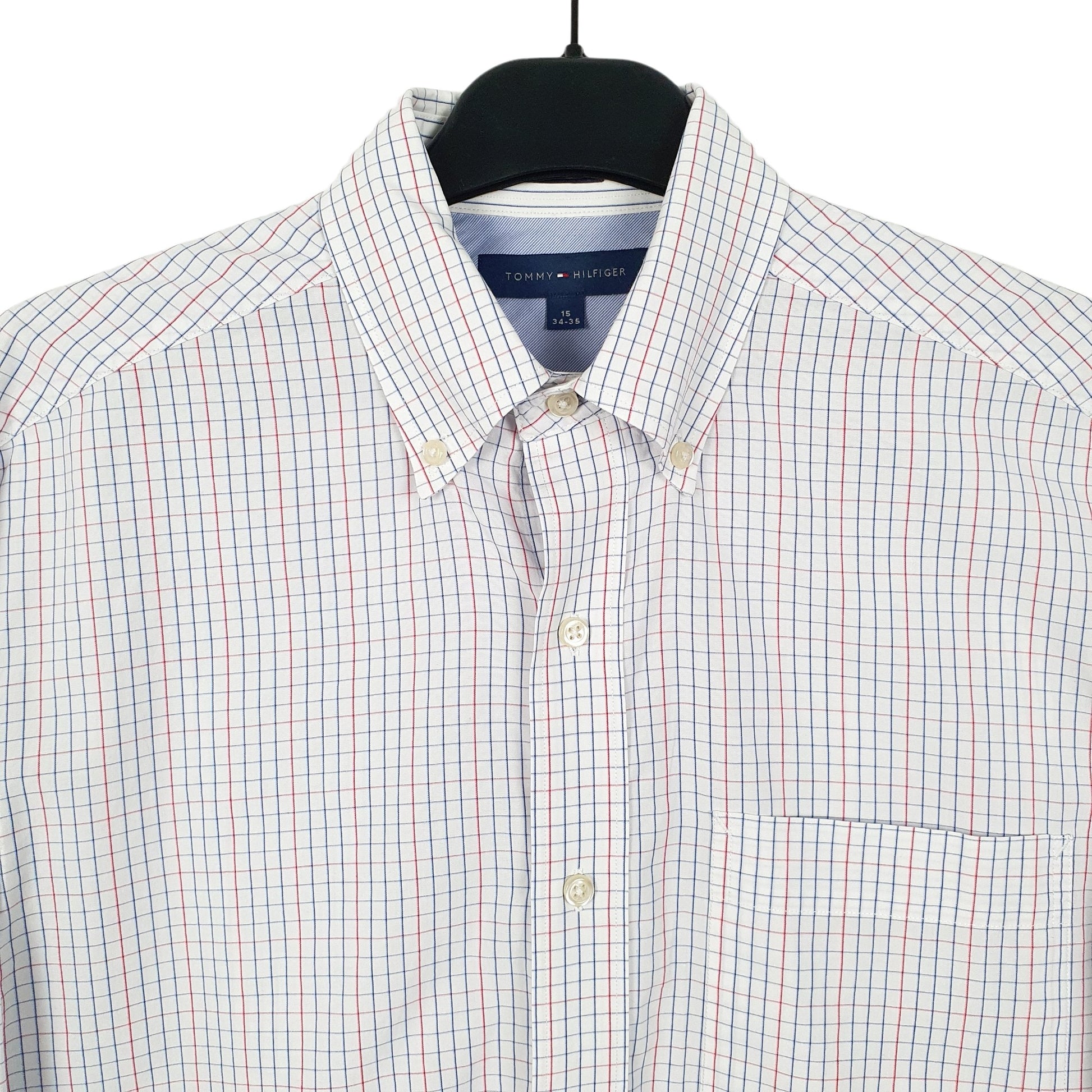 Tommy Hilfiger Long Sleeve Regular Fit Check Shirt Blue