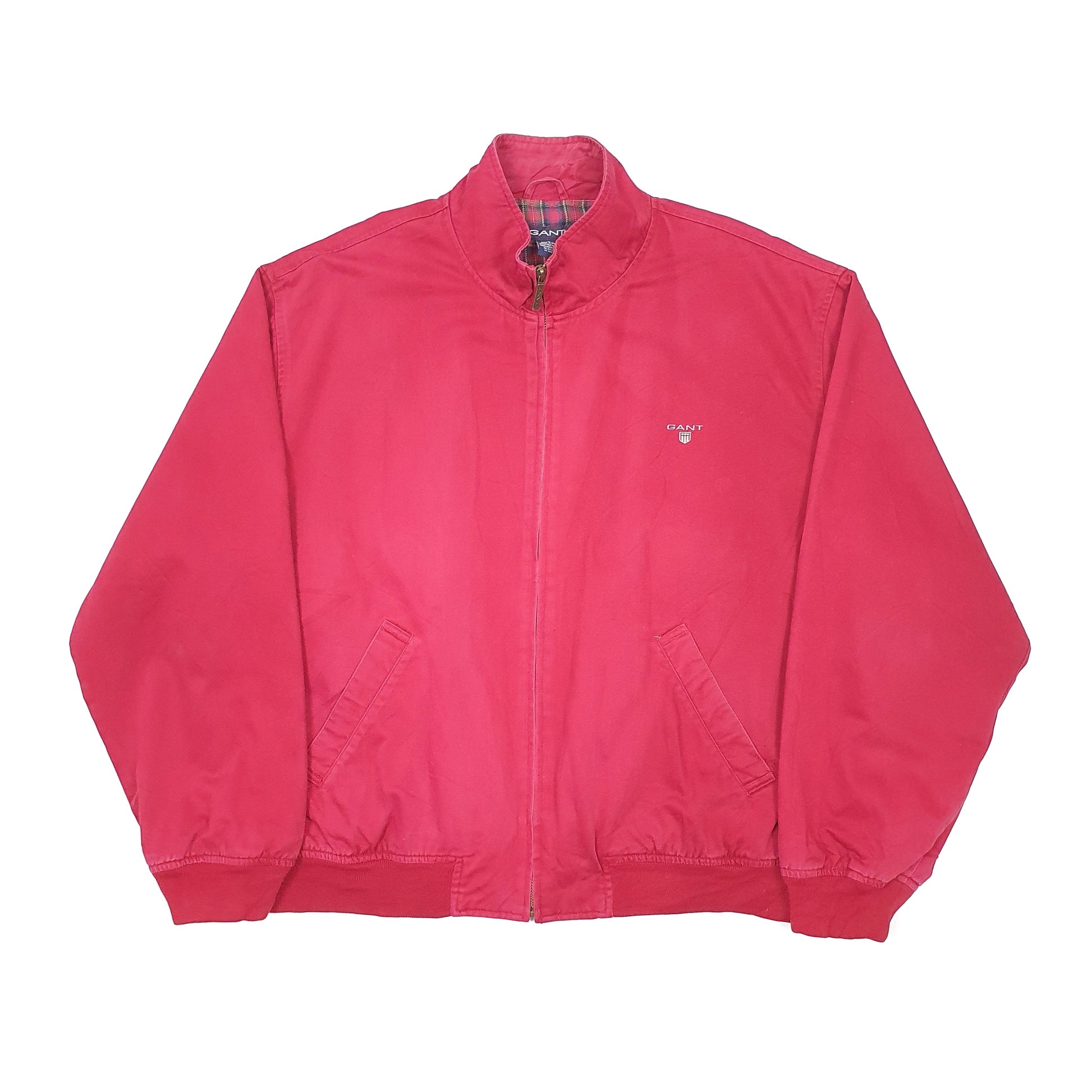 Mens GANT Harrington Jacket Red