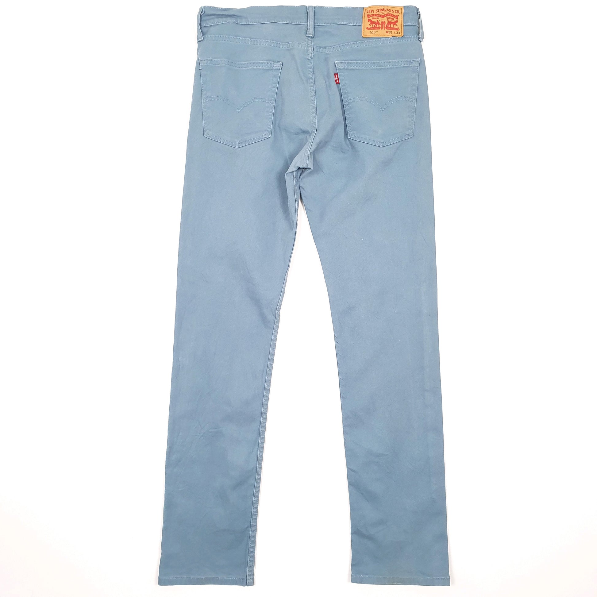 Levis 513 Slim Fit Jeans W33 L33 Blue