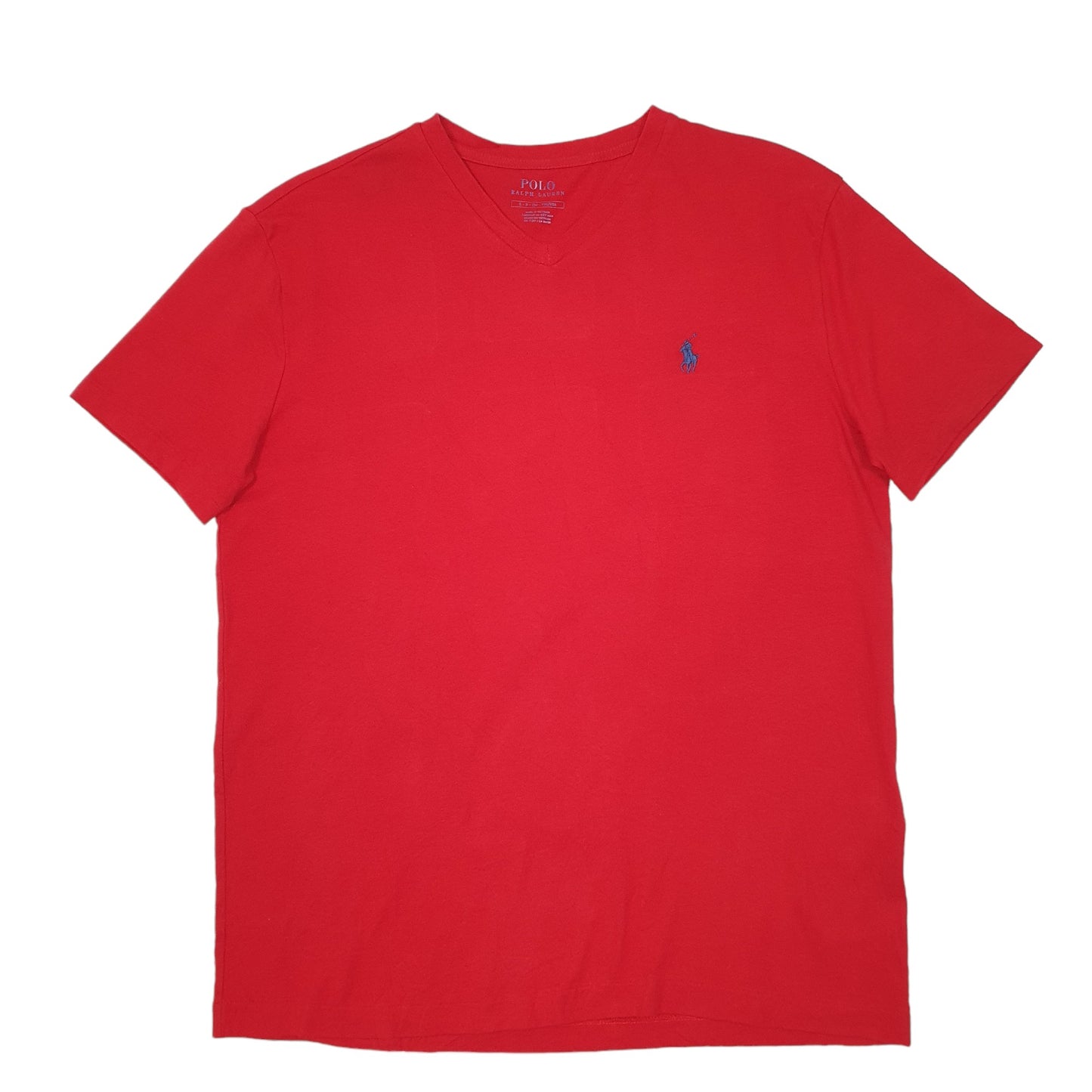 Mens Red Ralph Lauren V Neck Polo Short Sleeve T Shirt